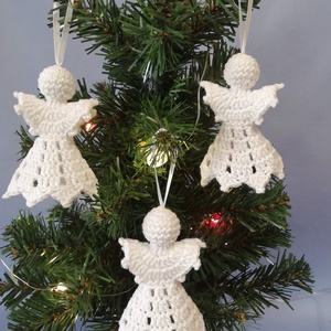 Horgolt angyalka trió - Meska.hu