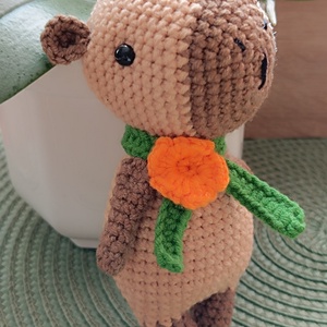 Horgolt capybara figura - játék & sport - plüssállat & játékfigura - más figura - Meska.hu