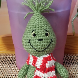 Horgolt Grinch figura, Játék & Sport, Plüssállat & Játékfigura, Más figura, Horgolás, Varrás, MESKA