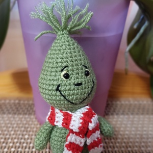 Horgolt Grinch figura - játék & sport - plüssállat & játékfigura - más figura - Meska.hu