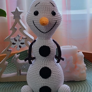 Horgolt Olaf figura - Meska.hu