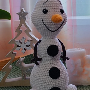 Horgolt Olaf figura - játék & sport - plüssállat & játékfigura - más figura - Meska.hu