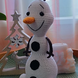 Horgolt Olaf figura - játék & sport - plüssállat & játékfigura - más figura - Meska.hu