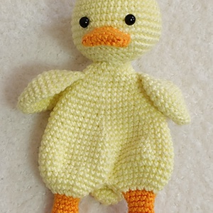 Kacsa szundipajti, Baba - mama, Baba játékok, Szundikendő, alvóka, Horgolás, Varrás, MESKA