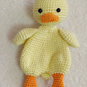 Kacsa szundipajti - baba - mama - baba játékok - szundikendő, alvóka - Meska.hu