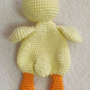 Kacsa szundipajti - baba - mama - baba játékok - szundikendő, alvóka - Meska.hu