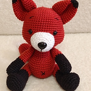 Horgolt róka figura, Játék & Sport, Plüssállat & Játékfigura, Róka, Horgolás, Varrás, MESKA