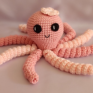 Horgolt Huncutka polip, Játék & Sport, Plüssállat & Játékfigura, Polip, medúza, Horgolás, Varrás, MESKA