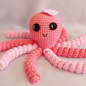 Horgolt Huncutka polip, Játék & Sport, Plüssállat & Játékfigura, Polip, medúza, Horgolás, Varrás, MESKA