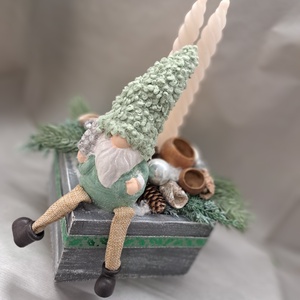 Zöldsapk�s manó - Meska.hu