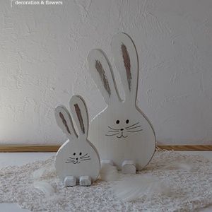Nyuszi figura fából. And-art mód., Otthon & Életmód, Dekoráció, Dísztárgy, Famegmunkálás, Festett tárgyak, MESKA