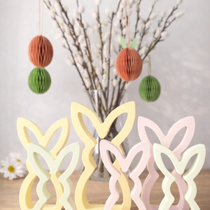 Húsvéti / tavaszi nyuszi dekoració - ünnepi díszek, dekorációk - húsvéti díszek és dekorációk - húsvéti asztaldíszek - Meska.hu