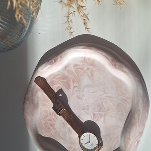 Kézműves dekorációs tálka, Otthon & Életmód, Dekoráció, Asztal és polc dekoráció, Zuzmódekoráció, Mohadekoráció, Gipszöntés, MESKA