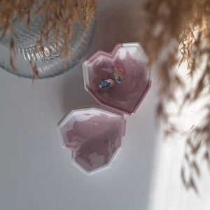 Kézműves szív alakú ékszertartó, Ékszer, Ékszertartó, Ékszertartó tál, Gipszöntés, MESKA