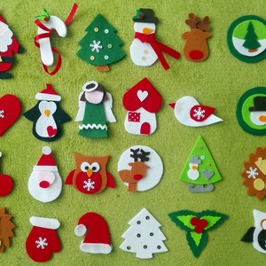 Csináld magad adventi naptár meglepetések Varrható díszelemek  - diy (csináld magad) - egységcsomag - Meska.hu