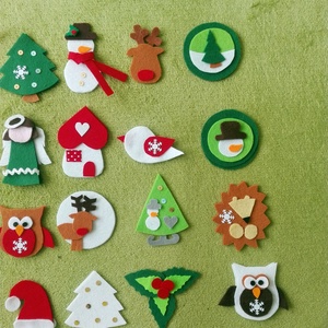 Csináld magad adventi naptár meglepetések Varrható díszelemek  - diy (csináld magad) - egységcsomag - Meska.hu
