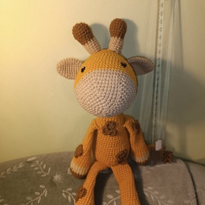 Amigurumi zsiráf  - játék & sport - plüssállat & játékfigura - zsiráf - Meska.hu