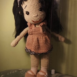 Horgolt öltöztetős baba  - Meska.hu