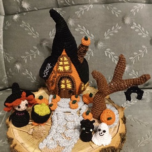 Halloween asztali dísz - Meska.hu