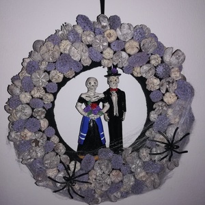 Ősz, Halloween-es kopogtató, ajtódísz  - Meska.hu