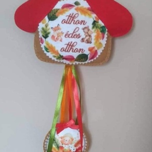 Őszi ajtódísz , Otthon & Életmód, Dekoráció, Ajtó- és ablak dekoráció, Ajtódísz & Kopogtató, Varrás, MESKA