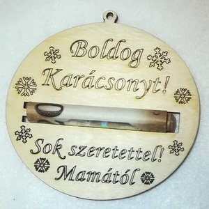 Pénzátadó karácsonyfadísz , Karácsony, Karácsonyi lakásdekoráció, Karácsonyfadíszek, , MESKA