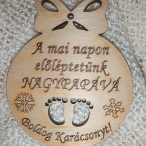 Egyedi feliratos karácsonyfadísz , Karácsony, Karácsonyi lakásdekoráció, Karácsonyfadíszek, , MESKA