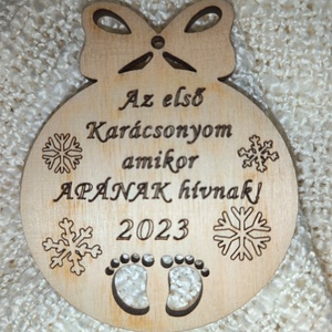 Egyedi feliratos karácsonyfadísz , Karácsony, Karácsonyi lakásdekoráció, Karácsonyfadíszek, , MESKA