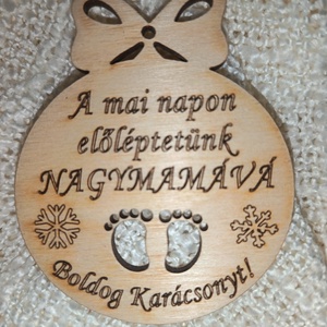 Egyedi feliratos karácsonyfadísz , Karácsony, Karácsonyi lakásdekoráció, Karácsonyfadíszek, , MESKA