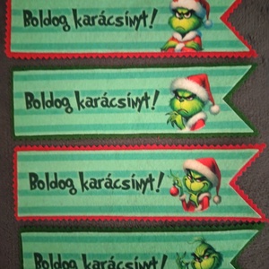 Grincses filc könyvjelző , Könyv & Zene, Könyvjelző, , MESKA