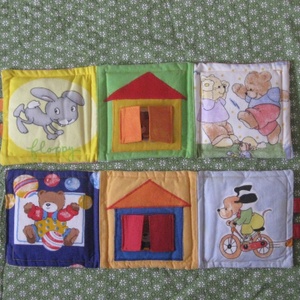 Háztető hajtogatós mesekönyv -  - Meska.hu