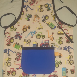 Traktoros fiú kötény - Meska.hu