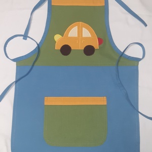 Autós kötény - Meska.hu