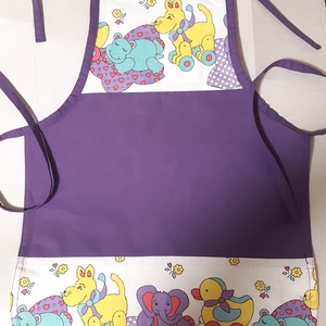 Lila gyerek kötény - Meska.hu