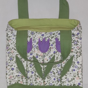 Tulipános kistáska - táska & tok - kézitáska & válltáska - kézitáska - Meska.hu