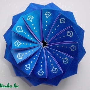 Kékes-lila ajándékdoboz - Meska.hu