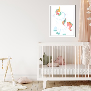 Unikornis poszter A4 - Egyszarvú dekor - otthon & életmód - dekoráció - kép & falikép - Meska.hu