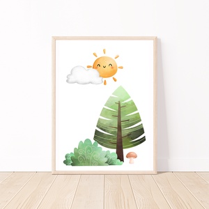 Macis gyerekszoba dekor poszter - A4 falikép szett - 3 db - Be brave - otthon & életmód - babaszoba, gyerekszoba - babaszoba, gyerekszoba - Meska.hu