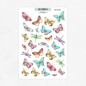 Lepkés matrica ív No.0048 - Meska.hu