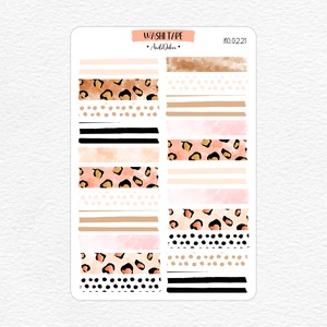 Washi tape matricák No.0221, Otthon & Életmód, Papír, írószer, Matrica, matrica csomag, Fotó, grafika, rajz, illusztráció, Papírművészet, MESKA