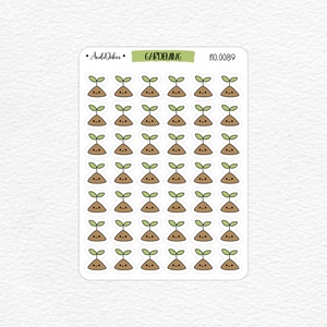 Mini növény hajtás matricák No.0089, Otthon & Életmód, Papír, írószer, Matrica, matrica csomag, Fotó, grafika, rajz, illusztráció, Papírművészet, MESKA