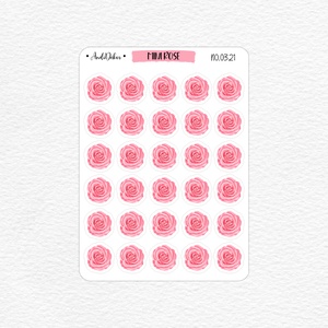 Mini rózsák matrica ív No.0321, Otthon & Életmód, Papír, írószer, Matrica, matrica csomag, Fotó, grafika, rajz, illusztráció, Papírművészet, MESKA
