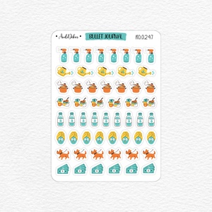 Mini emlékeztető matricák - tervező matricák No.0247, Otthon & Életmód, Papír, írószer, Matrica, matrica csomag, Fotó, grafika, rajz, illusztráció, Papírművészet, MESKA