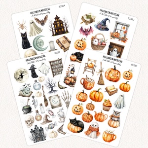 Halloween matricák - matrica csomag 21. - Meska.hu