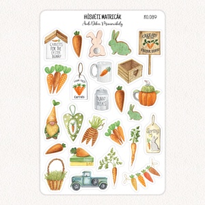 Húsvéti matricák No.089, Otthon & Életmód, Papír, írószer, Matrica, matrica csomag, Fotó, grafika, rajz, illusztráció, Papírművészet, MESKA