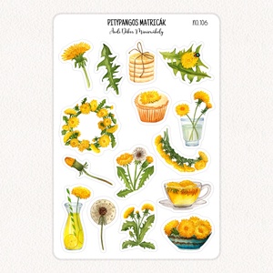 Pitypangos matricák No.106 - Meska.hu