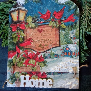 Télitáj- Ajtódísz, Otthon & Életmód, Dekoráció, Ajtó- és ablak dekoráció, Ajtódísz & Kopogtató, Decoupage, transzfer és szalvétatechnika, MESKA