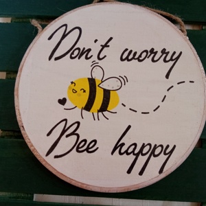 Don't worry- ajtókopogtató tábla - Meska.hu
