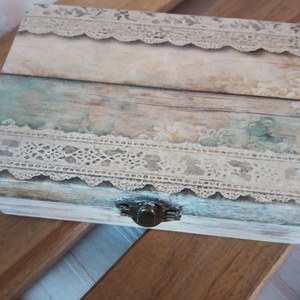 Csipkemintás aj�ndék doboz - ékszer - ékszertartó - ékszerdoboz - Meska.hu