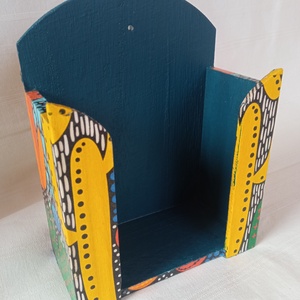 Kaktuszos zsebkendőtartó  - otthon & életmód - tárolás & rendszerezés - zsebkendőtartó - Meska.hu